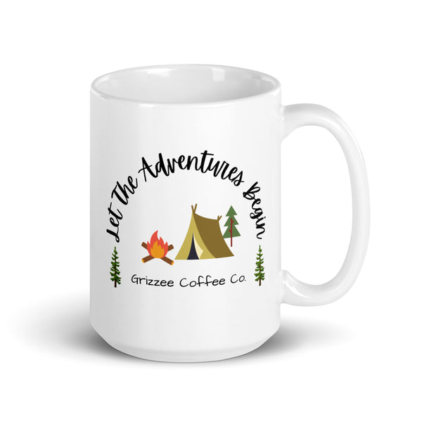 Let The Adventures Begin - Ceramic Coffee Mug